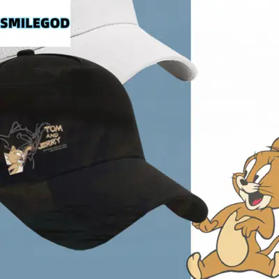 Tom Cat Cartoon Cap Red Men