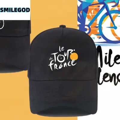 Tour de France Cap Men White Sun Hat
