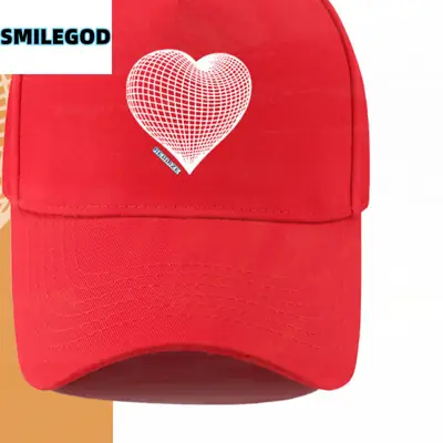 Heart-Shaped Dalmatian Print Cap for Men Women