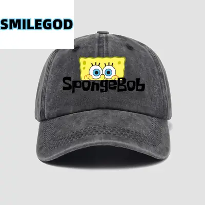Spongebob Cap for Men Women Blue Baseball