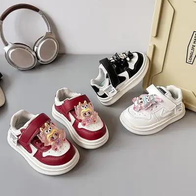 Bottom Baby Toddler Shoes for Boys and Girls 2025 Spring Kidsren's Baby Sneakers Low-Top Lightweight Soft Casual Sports Shoes for Kidsren