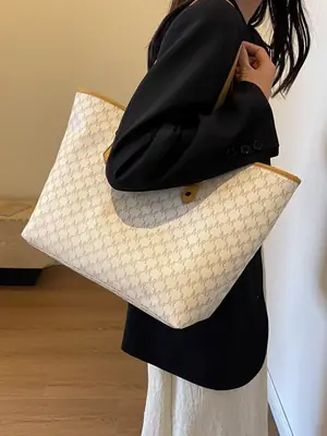 Women's Large Capacity Retro Commuter Tote Bag