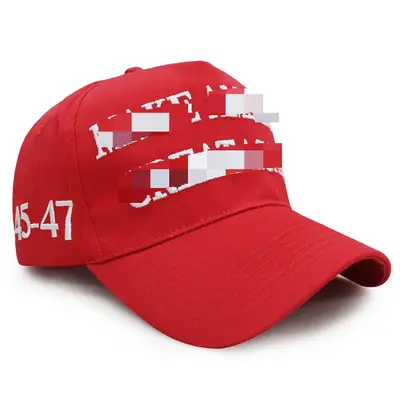 American Flag Embroidered Baseball Cap Black