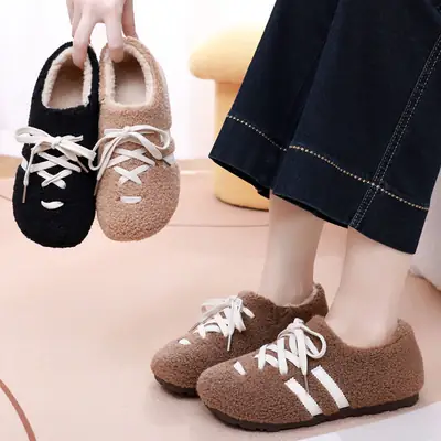 Women's Black Plush Kids Birkenstock Loafers 2025