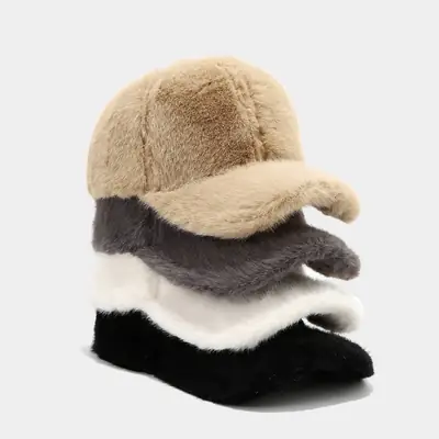Warm Duckbill Cap for Women Winter Outdoor Casual Cap