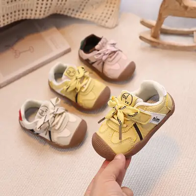 Baby Shoes for Boys, Infant Soft-Soled Walking Shoes, 2026 Spring and Autumn Girls' Toddler Sneakers, Functional Shoes, Girls' Casual Shoes, Trendy