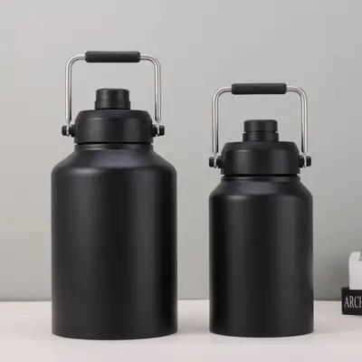 304 Stainless Steel Ice Bucket Flask 128oz Outdoor Travel