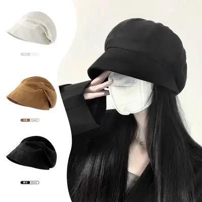 Women Winter Fisherman Hat Brown Large Cap