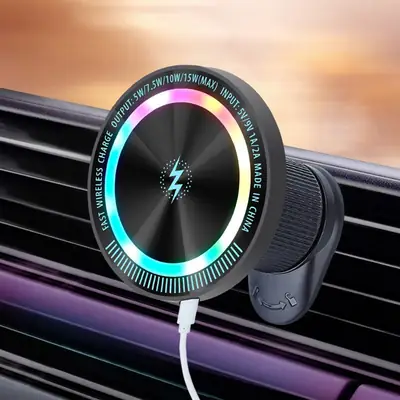 Magnetic Wireless Phone Holder 15W Fast Charge
