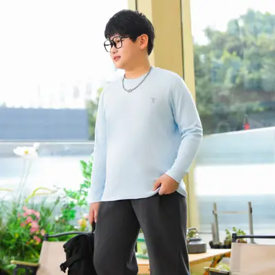 Plus-Size Long Sleeve T-Shirt for Boys Spring Autumn