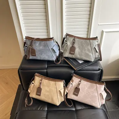 2025 Korean Style Light Luxury Bucket Bags Women