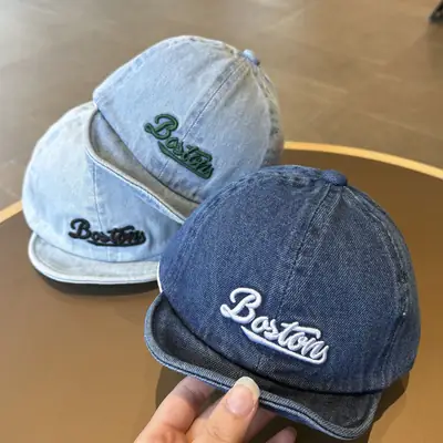 Baby Denim Peaked Cap Sunshade Baseball Cap