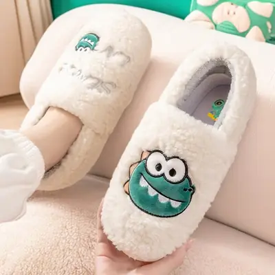 Cute Plush Slippers for Women Winter Warm
