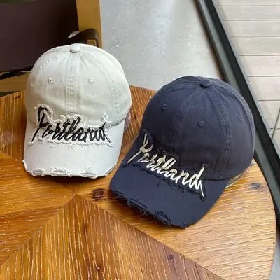 Vintage Distressed Duckbill Cap for Women & Men