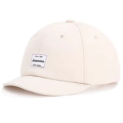 Beige Korean Style Baseball Cap Short-Brimmed