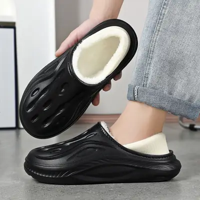 Men Women Cotton Slip-On Slippers Winter New 2025