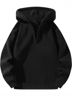 Red Zip-Up Hoodie for Men Casual Sports Wear