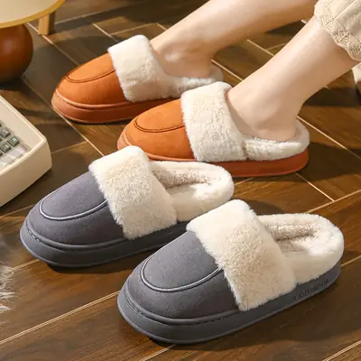 Women Cotton Slippers Warm Winter Indoor