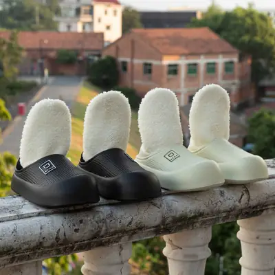 Women Men Warm Slip-On Slippers Mint Green