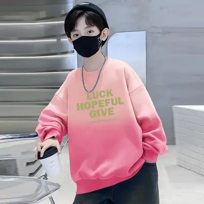 Boys Sweatshirt Pink Luck Hopeful Give Street T-Shirt