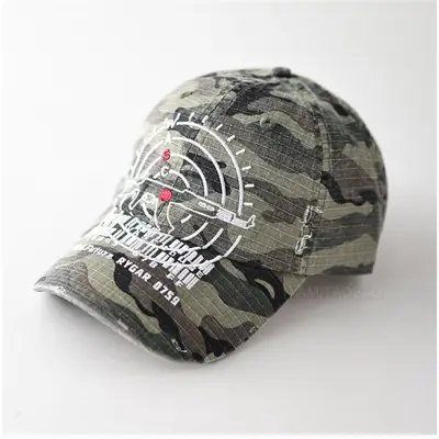 American Style Ripped Camouflage Cap for Men Women