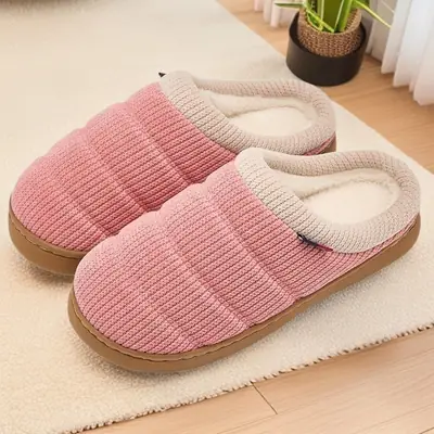 Warm Cotton Slippers for Women Winter 2025