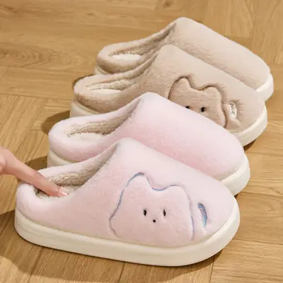 Pink Cotton Slippers for Women Winter 2025