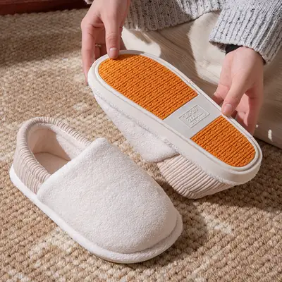 Women Cotton Warm Slippers Non-Slip Home Wear