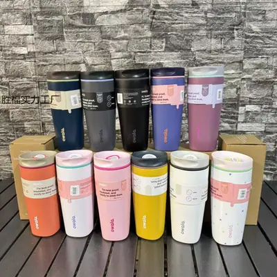 Cross-Border Owala Same Model 304 Stainless Steel Insulated Cup, Popular High-Value Coffee Cup for Home Use, Portable and Suitable for Car Use