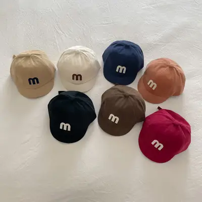 Blue Korean Style Baseball Cap for Baby Boys Girls
