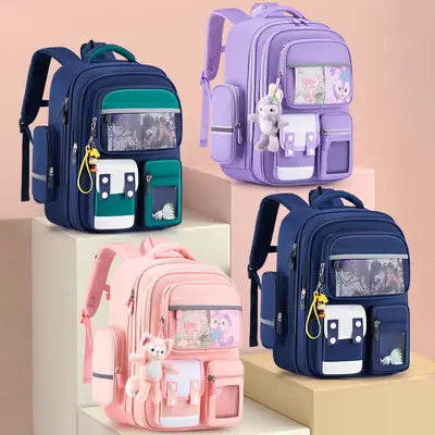 2026 New Model Children's Schoolbag, Elementary School Backpack for Ages 6-12, Naruto Star Delu, Cute, Large Capacity, Spine Protection, Weight Reduction
