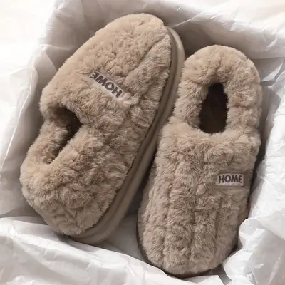 Cotton Slippers for Men Warm White Autumn Winter 2025