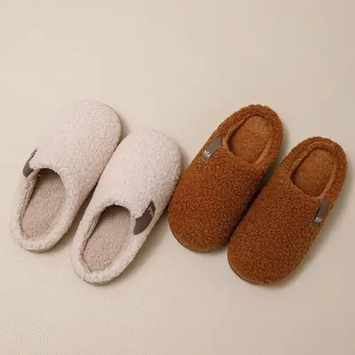 Women Cotton Warm Slippers Autumn Winter Non-Slip