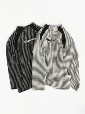 Boys Striped Long Sleeve T-Shirt Autumn Winter 2025