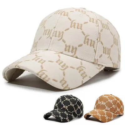 Women's Black Gucci Logo Baseball Cap