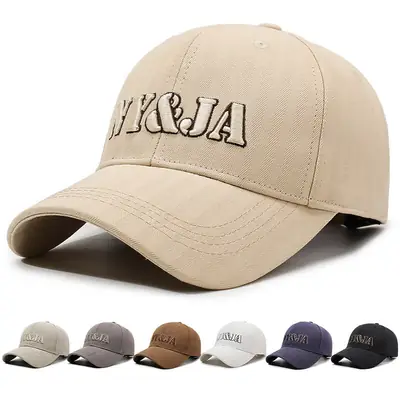 Women Baseball Cap Embroidered Letters Peaked Cap