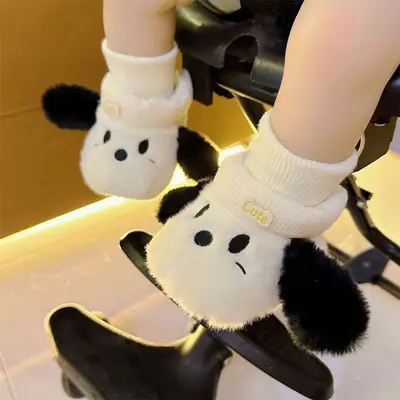 Baby Winter Velvet Shoes 0-12 Months Baby Pre-Step Shoes Anti-Falling Velvet Thickeneded Winter Baby Shoes for Men and Women