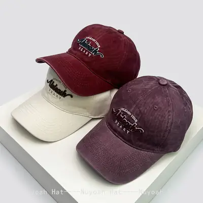 Men Women Sunshade Baseball Cap with Embroidery