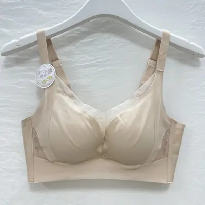 Original French-Style Seamless Adjustable Modal Comfortable Bra for Women, Anti-Sagging, Side Breast Collection, and Gathering Bra