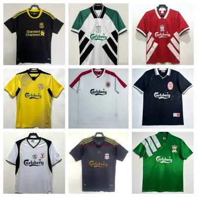 Retro Short-Sleeved Football Jerseys Liverpool Full Range Dropshipping