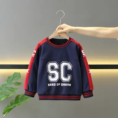 Boys' Navy Red SC Sweatshirt Pullover 2025