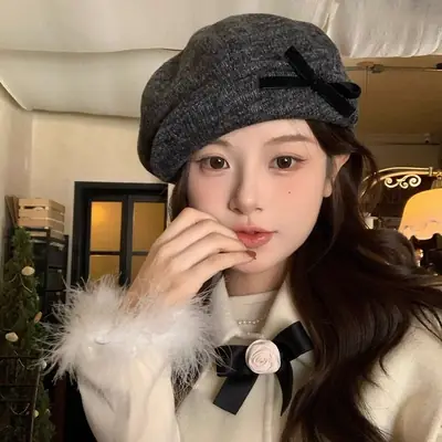 Women Retro Forward Cap Duckbill 2025