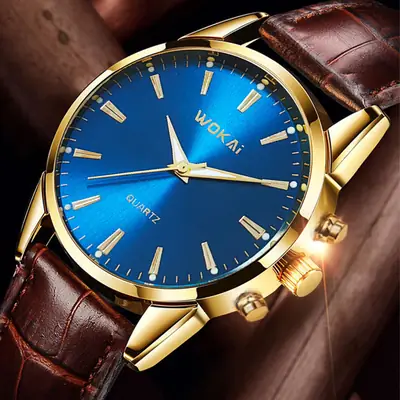 New Wokai Wokai Business Watch Quartz Sports Table Casual Belt Men's Watch Wholesale