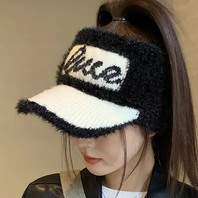 Women's 2025 Warm Plush Ear Hat with Face Cover