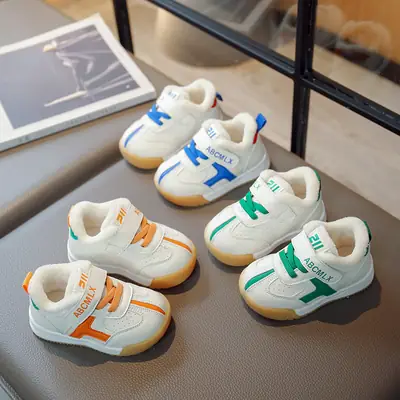 Baby Winter Shoes Fleece-Lined 0 to 1-3 Years Old Warm Male Baby Toddler Shoes Female Soft Sole Autumn and Winter