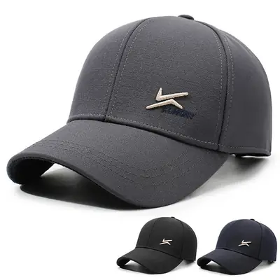 Men's Black Velvet Baseball Cap Autumn Winter Warm Outdoor Sports