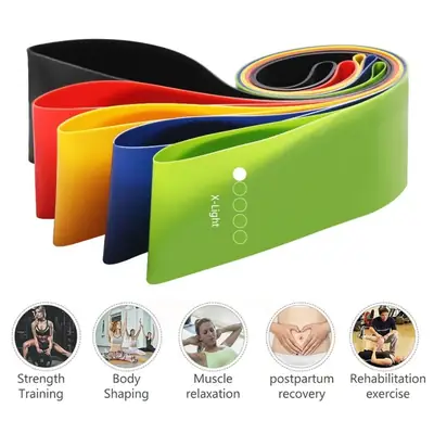 Tpe Tension Ring Yoga Elastic Band Fitness Tension Resistance Band Buttocks Beauty Belt Yoga Supplies Manufacturer Wholesale