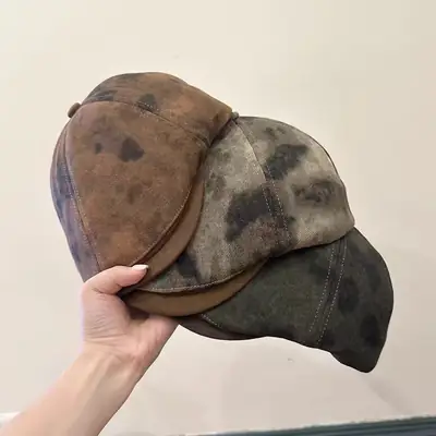 American Retro Duckbill Cap for Women Brown