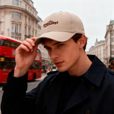 Unisex Spring Baseball Cap with English Letter Embroidery