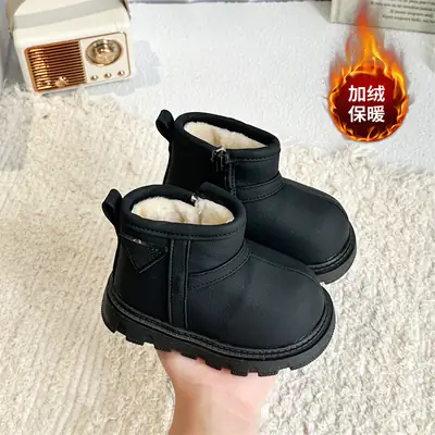 Autumn and Winter New Baby Shoes Baby Soft Sole Toddler Shoes Boys Boots Snow Boots Girls Winter Cotton Shoes Children